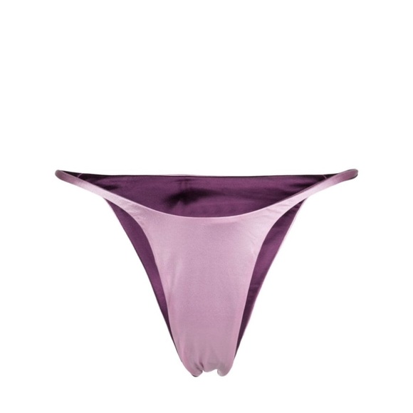 Isa Boulder reversible satin-finished bikini bottoms - Picture 4 of 7